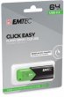 Pendrive 64GB USB 3.2 Emtec B110 Click Easy fekete-zld #3