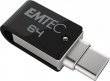 Pendrive 64GB USB 3.2 USB-A bemenet/USB-C kimenet Emtec T260C Dual #2