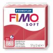 Gyurma 57g gethet Fimo Soft meggy piros