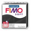 Gyurma 57g gethet Fimo Soft fekete