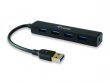 USB elosztó-HUB 4 port USB 3.2 Equip Life
