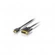 HDMI - DVI-D kbel aranyozott 2m Equip