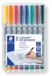 Alkoholmentes marker kszlet OHP 0,4mm Staedtler 311 S 8 klnbz szn