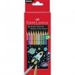 Sznes ceruza kszlet hatszglet Faber-Castell 10 klnbz metl szn