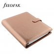 Kalendrium gyrs bettlapokkal A5 mret Filofax Saffiano Metallic rzsaarany