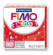 Gyurma 42g gethet Fimo Kids glitteres piros
