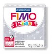 Gyurma 42g gethet Fimo Kids glitteres ezst