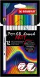 Rostirn kszlet Stabilo Pen 68 brush ARTY 10 klnbz szn