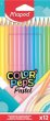 Sznes ceruza kszlet hromszglet Maped ColorPeps Pastel 12 klnbz pasztell szn