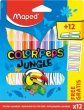 Filctoll kszlet 2,8mm kimoshat Maped ColorPeps Jungle 12 klnbz szn+12 ajndk matrica