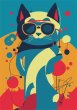 Naptár tervező A5 heti Dayliner Colors Astro Cat (2024)