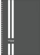 Naptár tervező A5 heti Dayliner InSpiral szürke-fehér (2024)