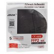 Maszk FFP2 5 rteg 20 db fekete #2