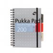 Spirlfzet A5 vonalas 100 lap Pukka Pad Metallic Project Book vegyes szn #2
