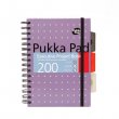 Spirlfzet A5 vonalas 100 lap Pukka Pad Metallic Project Book vegyes szn #3
