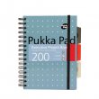 Spirlfzet A5 vonalas 100 lap Pukka Pad Metallic Project Book vegyes szn #4
