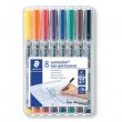 Alkoholmentes marker kszlet OHP 1mm Staedtler Lumocolor 315 8 klnbz szn