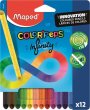 Sznes ceruza kszlet hromszglet Maped Color`Peps INFINITY 12 klnbz szn