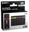 Pendrive 16GB 10 db USB 2.0 Emtec K100 Mini Box