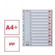 Regiszter m�anyag A4 Maxi 1-12 Esselte sz�rke #2