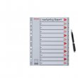 Regiszter m�anyag A4 Maxi 1-12 Esselte sz�rke #4