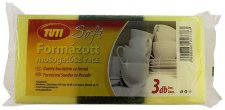 Mosogatszivacs formzott 3 db Tuti Soft #1