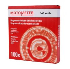 Tachogrf korong 140 km/h Motometer #1