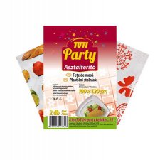 M�anyag asztalter�t� 100 x 120 cm 2 db Tuti Party #1