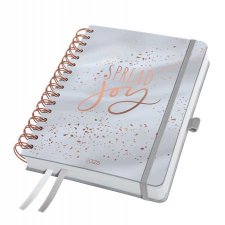Naptr spirl A5 heti kemny borit Sigel Jolie Glittery Joy (2025) #1