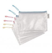 Rendszerez� tasak cipz�ras 210x150mm A5 m�ret Djois vegyes pasztell sz�nek #1