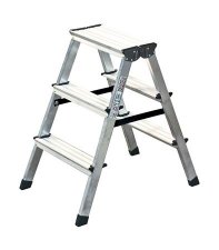 K�t oldalon j�rhat� l�tra 2x3 l�pcs�fokos Krause Dopplo #1