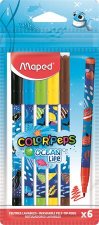 Filctoll kszlet 2mm kimoshat Maped Color`Peps Ocean Life 6 klnbz szn #1