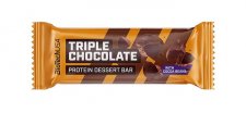 Feh�rjeszelet glut�nmentes 50g BioTechUSA Protein Dessert Bar Triple Chocolate #1