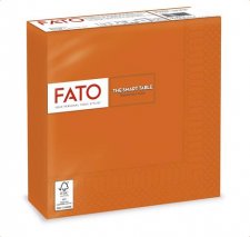 Szalv�ta 1/4 hajtogatott 33x33cm Fato Smart Table narancs #1