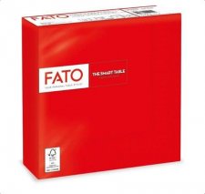 Szalv�ta 1/4 hajtogatott 33x33cm Fato Smart Table piros #1
