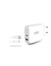 H�l�zati t�lt� 1xUSB-A (18W) 1xUSB-C (45W) USB-A�USB-C k�bel Urban Factory #1