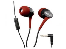 Flhallgat mikrofonnal Maxell Fusion+ piros-fekete #1