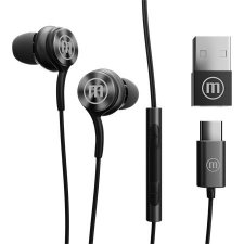 F�lhallgat� mikrofonnal USB-C Maxell XC1 fekete #1