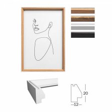 K�pkeret fa 10x15cm Silhouette feh�r #1