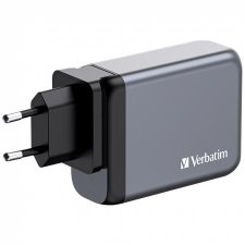 H�l�zati t�lt� 2xUSB-C PD (100W) USB-C PD (65W) USB-A QC 3.0 EU/UK/US GaN Verbatim #1