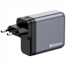 H�l�zati t�lt� 2xUSB-C PD (140W) USB-C PD (20W) USB-A QC 3.0 EU/UK/US GaN Verbatim #1