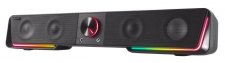 Hangsz�r� 12W 2x3.5mm jack + USB-A Speedlink GRAVITY RGB Stereo Soundbar fekete #1