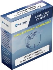 Feliratozgp szalag 12mmx4m Victoria Technology fehr #1