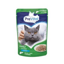 Macskaeledel alutasakos ivartalantott macskknak 100g Prevital mj szszban #1