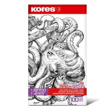 Indig tetovlshoz 21,5x26,8cm Kores Tattoo 100 lap #1