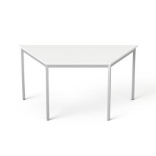 �ltal�nos asztal f�ml�bbal trap�z alak� 75x150/75cm Mayah Freedom SV-41 feh�r #1