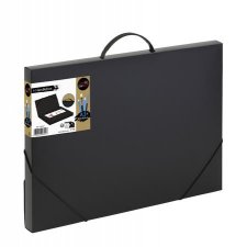 Irattart� mappa gumis 30mm A3 PP Viquel Creativ Gallery fekete #1