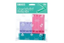 Zacsk�z�r� csipesz 10db Bonus vegyes sz�nek #1