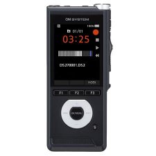 Diktafon digit�lis 2GB mem�ria Om System DS-2700 fekete #1