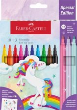 Filctoll kszlet Faber-Castell Unikornis 10 klnbz szn + 3 csillmos #1